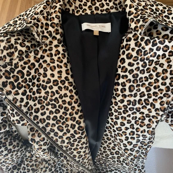 Michael Kors Collection Calf Hair Trench